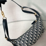Christian Dior Small D-Journey Bag Dark Blue